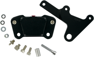 Gma Engineering By Bdl - Front Caliper - 73-83FLH - Smooth Black - Shovelhead Vintage Front Brake Caliper - GMA-FLH10SB