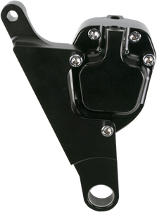 Gma Engineering By Bdl - Front Caliper - FXSTS - Smooth Black - Custom Billet Aluminum Front Brake Caliper - GMA-200SSB