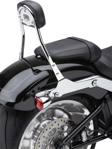 Cobra - Backrest Kit - 14" - Chrome - Softail - Detachable Backrest Kit - 602-2007 Cobra - Backrest Kit - 14" - Chrome - Softail - Detachable Backrest Kit - 602-2007