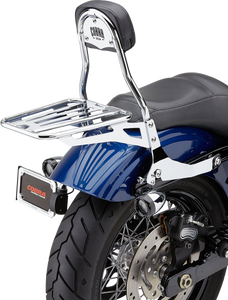 Cobra - Backrest Kit - 14" - Chrome - Dyna - Detachable Backrest Kit - 602-2004 Cobra - Backrest Kit - 14" - Chrome - Dyna - Detachable Backrest Kit - 602-2004