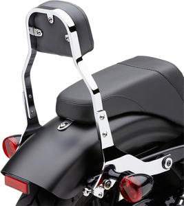 Cobra - Backrest Kit - 11" - Chrome - Softail - Detachable Backrest Kit - 602-2021 Cobra - Backrest Kit - 11" - Chrome - Softail - Detachable Backrest Kit - 602-2021