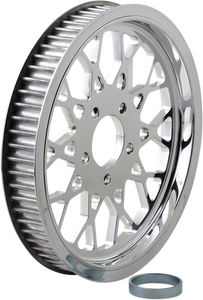 Belt Drives Ltd. - 1.50" Pulley - Mesh - 65 Tooth - Polished 1-1/2" Rear Belt Pulley - RPMS-65 Belt Drives Ltd. - 1.50" Pulley - Mesh - 65 Tooth - Polished 1-1/2" Rear Belt Pulley - RPMS-65