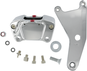 Gma Engineering By Bdl - Rear Caliper - 81-84FX - Smooth Chrome - Shovelhead Vintage Rear Brake Caliper - GMA-115SC