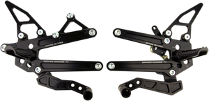 Driven Racing - TT Rearset - Triumph 674R - TT Rearsets - DRP-707-BK