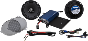 Hogtunes - Front Speaker Kit - 225-Watt Amp - 225-Watt Amp/ 6-1/2" Front Speaker Kit - G4 SG KIT-RM Hogtunes - Front Speaker Kit - 225-Watt Amp - 225-Watt Amp/ 6-1/2" Front Speaker Kit - G4 SG KIT-RM