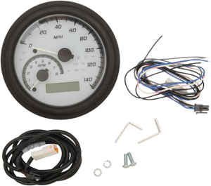 Dakota Digital - MXV Series Analog Gauge System - White/Gray/Black - MVX Series Analog Gauge System  2011WGK Model - MVX-2011-WG-K Dakota Digital - MXV Series Analog Gauge System - White/Gray/Black - MVX Series Analog Gauge System  2011WGK Model - MVX-2011-WG-K
