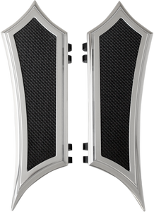 Accutronix - Driver Instigator Floorboards - Chrome - Instigator Extended Floorboards - FBF01-IC