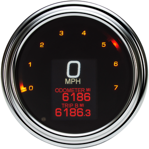 Dakota Digital - Tank Speedometer - Chrome Bezel - 4.5" - '04-'10 - MLX - 2000 Series Gauge - MLX-2004 Dakota Digital - Tank Speedometer - Chrome Bezel - 4.5" - '04-'10 - MLX - 2000 Series Gauge - MLX-2004