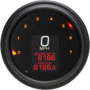 Dakota Digital - Tank Speedometer - Black Bezel - 4.5" - '11+ - MLX - 2000 Series Gauge - MLX-2011-K Dakota Digital - Tank Speedometer - Black Bezel - 4.5" - '11+ - MLX - 2000 Series Gauge - MLX-2011-K