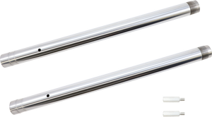 Custom Cycle Engineering - Hard Chrome Inverted Fork Tubes - 43 mm - +2" Length - Hard Chrome Fork Tubes - 710073