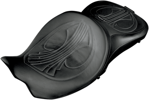 Danny Gray - Longhaul Air Seat - 2Up - XL - FL '08-'20 - Airhawk Longhaul 2-Up Seat With Driver's Backrest Capability - 21-413DAIR