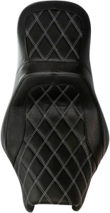 Danny Gray - Airhawk Weekday 2Up XL Seat - no Backrest Receptacle - Double Diamond Stitch - Air - XL '08-'21 - Airhawk Weekday 2Up XL Seat - 21-411DIAAIR