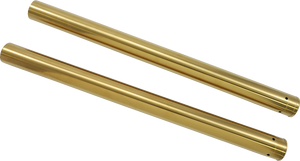 Custom Cycle Engineering - Fork Tubes - Gold - 49 mm - 27.50" - Gold Fork Tubes - T 2014TN