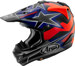 Arai Helmets - VX-Pro4 Helmet - Stars & Stripes - Black Frost - Small - VX-Pro4 Stars & Stripes Helmet - 0110-8207