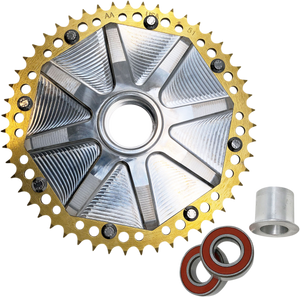 Alloy Art - Cush Drive Sprocket - Gold - 51 Tooth - Cush Drive Chain Sprocket - G2CC51-32