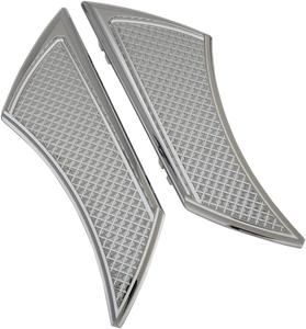 Eddie Trotta Designs - Floorboard - Diamond - Chrome - Stealth Driver Floorboards - TC-563 Eddie Trotta Designs - Floorboard - Diamond - Chrome - Stealth Driver Floorboards - TC-563