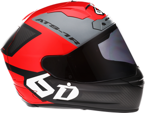6d Helmets - ATS-1R Helmet - Wyman - Red/Gray - XL - ATS-1R Wyman Helmet - 30-0738