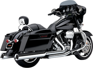 Cobra - Power Flo Mufflers for '95-'16 FL - Chrome - Powr-Flo Slip-On Mufflers - 6215 Cobra - Power Flo Mufflers for '95-'16 FL - Chrome - Powr-Flo Slip-On Mufflers - 6215