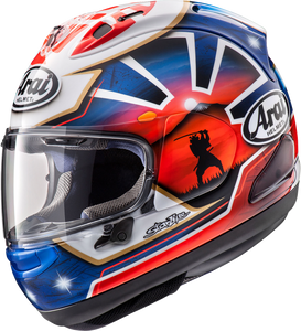 Arai Helmets - Corsair-X Helmet - Dani Samurai-2 - Blue - XS - Corsair-X Dani Samurai-2 Helmet - 0101-15773