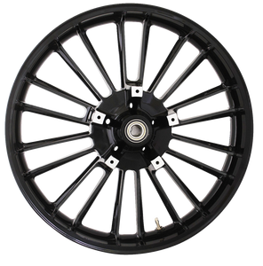 Coastal Moto - Front Wheel - Atlantic 3D - Dual Disc/No ABS - Black - 21"x3.50" - '08+ FL - Atlantic Precision Cast 3D Wheel - 3D-ATL213SB Coastal Moto - Front Wheel - Atlantic 3D - Dual Disc/No ABS - Black - 21"x3.50" - '08+ FL - Atlantic Precision Cast 3D Wheel - 3D-ATL213SB