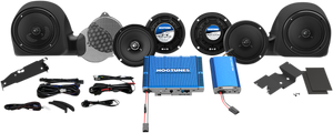 Hogtunes - Speaker/Dual Amp Kit - Ultra - Dual Amplifer and Speaker Kit - QC ULTRA 6-RM Hogtunes - Speaker/Dual Amp Kit - Ultra - Dual Amplifer and Speaker Kit - QC ULTRA 6-RM