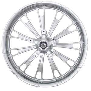 Coastal Moto - Front Wheel - Fuel - Dual Disc/ABS - Chrome - 21"x3.25" - FL - Fuel Moto Forged Aluminum Wheel - FUL-213-CH-ABST Coastal Moto - Front Wheel - Fuel - Dual Disc/ABS - Chrome - 21"x3.25" - FL - Fuel Moto Forged Aluminum Wheel - FUL-213-CH-ABST