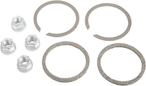 James Gasket - Exhaust Port Stainless Steel Gasket Kit - Big Twin/XL/EVO - Exhaust Port Gasket Kit - 65324-83-KW2