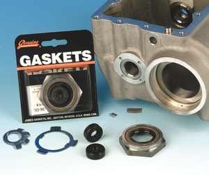 James Gasket - Countershaft Nut with Seal - Big Twin - Super Nut Transmission Sprocket Seal - JGI-35211-36DL