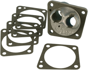 James Gasket - Front Tappet Block Gasket - Big Twin - Tappet Cover and Pushrod Tube Gaskets - 18634-48-A/B