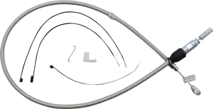 Magnum - Cable - Clutch - Quick Connect - Stainless Steel - Polished Stainless Quick Connect Upper Clutch Cable - 52342HE