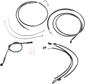 Magnum - Control Cable Kit - Black Pearl - Black Pearl Upper Handlebar Installation Kit - 487881