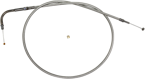 Magnum - Throttle Cable - 48-1/2" - Sterling Chromite II - Sterling Chromite II Braided Cable for Harley-Davidson  Throttle - 33219