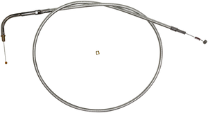 Magnum - Idle Cable - 41-1/2" - Sterling Chromite II - Sterling Chromite II Braided Cable for Harley-Davidson  Idle - 34212