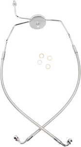 Magnum - Brake Line - Polished - Designer Series DOT Front Lower Brake Line Kit - 57009