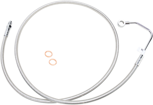 Magnum - Mid Brake Line - ABS - Polished Stainless - Designer Series DOT ABS-Specific Mid Brake Line Kit - 57011 Magnum - Mid Brake Line - ABS - Polished Stainless - Designer Series DOT ABS-Specific Mid Brake Line Kit - 57011