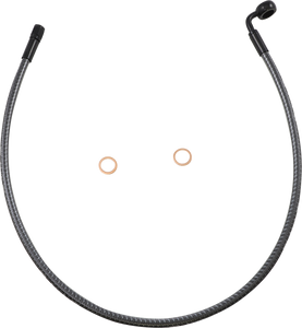 Magnum - Brake Line - Front - 12 mm - 90° - 28" - KARBONFIBR - KARBONFIBR Designer Series DOT ABS-Specific Front Upper Brake Kit - AS778028 Magnum - Brake Line - Front - 12 mm - 90° - 28" - KARBONFIBR - KARBONFIBR Designer Series DOT ABS-Specific Front Upper Brake Kit - AS778028