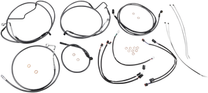 Magnum - Control Cable Kit - Black Pearl - Black Pearl Designer Handlebar Installation Kit - 487411