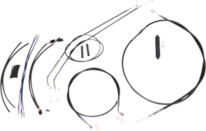 Magnum - Control Cable Kit - XR - Black/Chrome - XR Handlebar Installation Kit - 489662