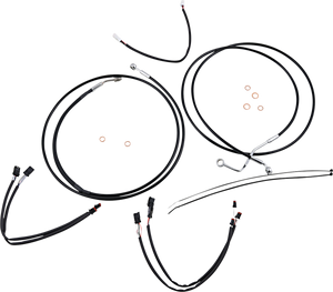 Magnum - Control Cable Kit - XR - Black/Chrome - XR Handlebar Installation Kit - 489422