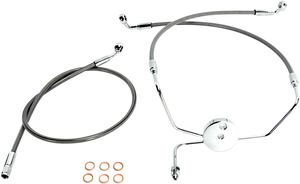 Magnum - Brake Line - Front - XR - Stainless Steel - XR Stainless Extreme Response Front DOT Brakeline Kit - SSC1304-31 Magnum - Brake Line - Front - XR - Stainless Steel - XR Stainless Extreme Response Front DOT Brakeline Kit - SSC1304-31