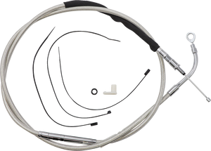Magnum - Clutch Cable - Polished - High-Efficiency Polished Stainless Clutch Cable - 52366HE