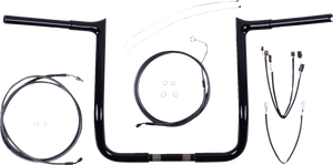 Magnum - Handlebar Kit - Viking - 12" - Black Pearl - 1-1/4" Viking Handlebar Installation Kit - 48888-412