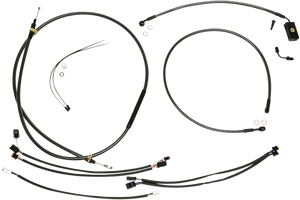 Magnum - Control Cable Kit - Black Pearl - Black Pearl Designer Handlebar Installation Kit - 487942 Magnum - Control Cable Kit - Black Pearl - Black Pearl Designer Handlebar Installation Kit - 487942