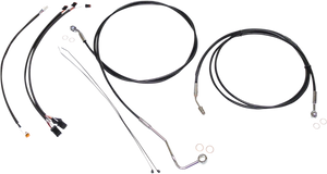 Magnum - Control Cable Kit - XR - Black/Chrome - XR Handlebar Installation Kit - 489932
