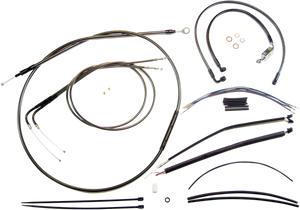 Magnum - Control Cable Kit - Black Pearl - Black Pearl Designer Handlebar Installation Kit - 487142