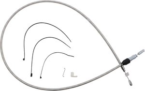 Magnum - Cable - Clutch - Quick Connect - Stainless Steel - Polished Stainless Quick Connect Upper Clutch Cable - 523422HE