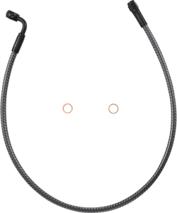 Magnum - Brake Line - Front - 10 mm - 90° - 26" - KARBONFIBR - KARBONFIBR Designer Series DOT ABS-Specific Front Upper Brake Kit - AS77226 Magnum - Brake Line - Front - 10 mm - 90° - 26" - KARBONFIBR - KARBONFIBR Designer Series DOT ABS-Specific Front Upper Brake Kit - AS77226