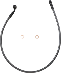 Magnum - Brake Line - Front - 10 mm - 35° - 28" - KARBONFIBR - KARBONFIBR Designer Series DOT ABS-Specific Front Upper Brake Kit - AS77128 Magnum - Brake Line - Front - 10 mm - 35° - 28" - KARBONFIBR - KARBONFIBR Designer Series DOT ABS-Specific Front Upper Brake Kit - AS77128