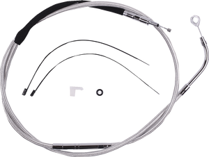 Magnum - Clutch Cable - Polished - High-Efficiency Polished Stainless Clutch Cable - 52362HE