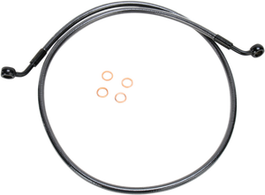 Magnum - Brake Line - 60/60° - 44" - Black Pearl - E-Z Align DOT Braided Single Disc Front Brake Line - 46644SW